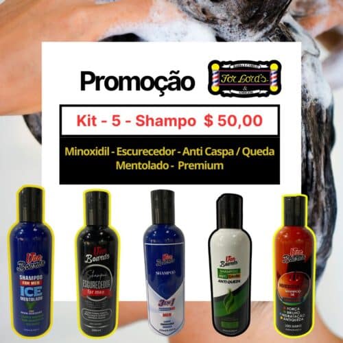Promoçao shampo Barber